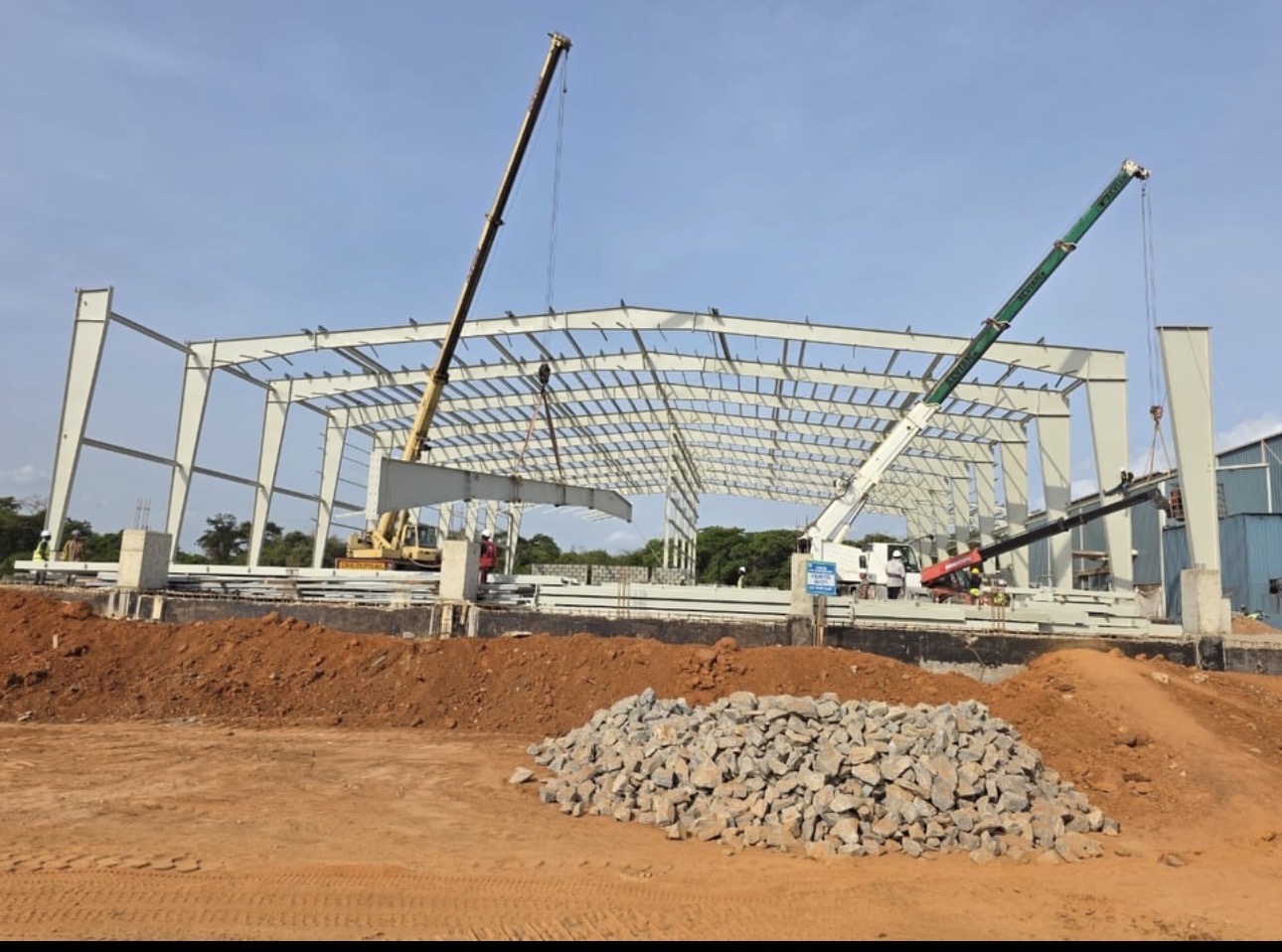 Civil construction and concrete works in Zambia