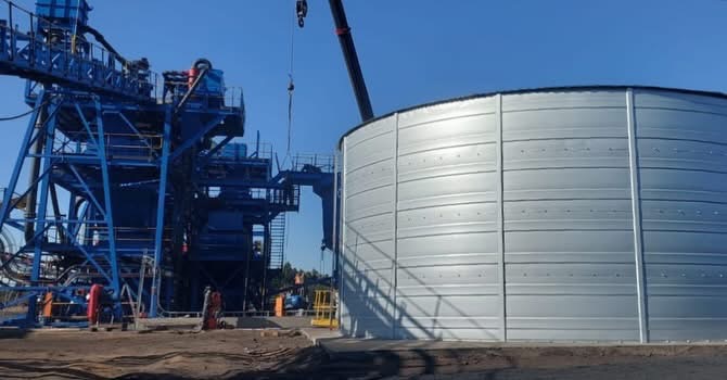 Concrete civil works project